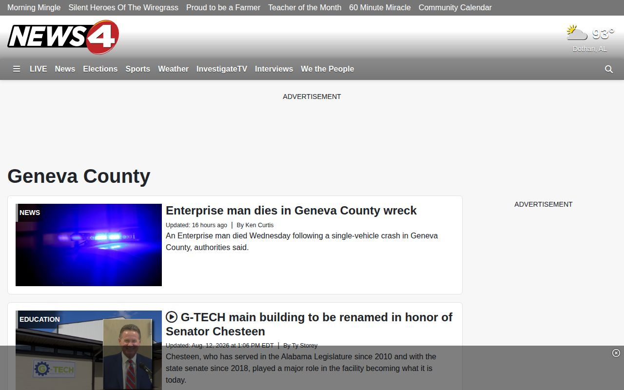Geneva County crime news and arrest report source at WTVY